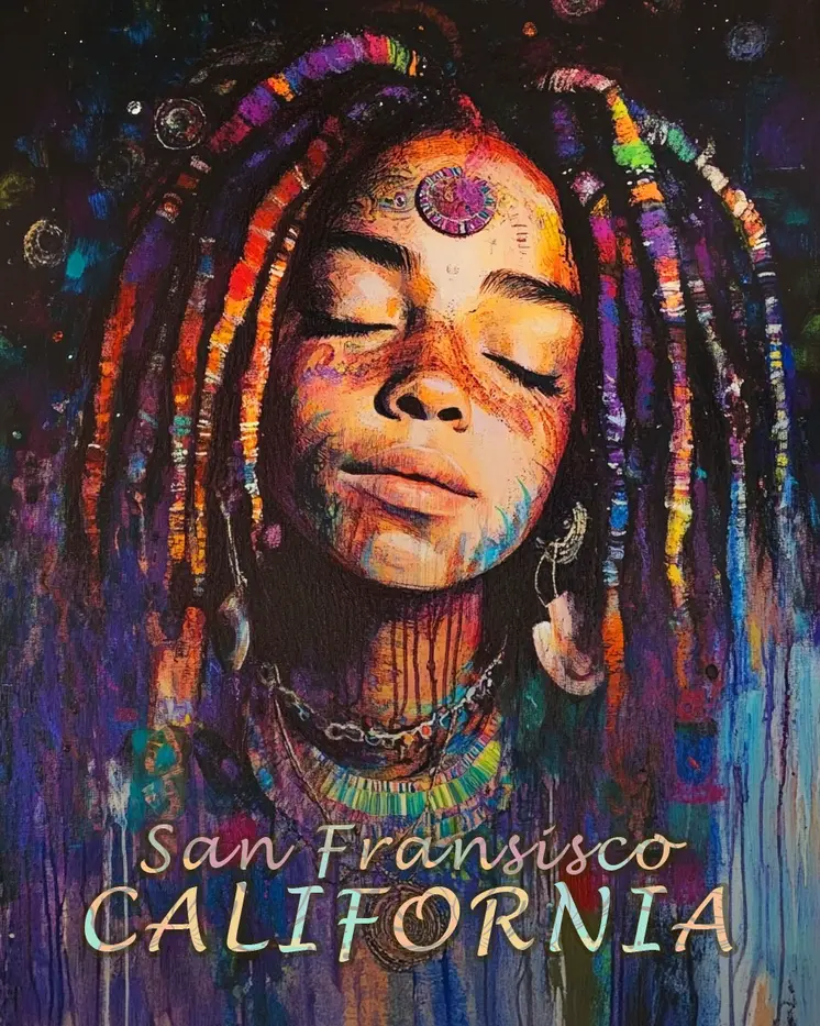 Bliss - California Souvenir Home Decor Wall Art Prints – 8″x10″ Artwork for 11″x14″ Frame