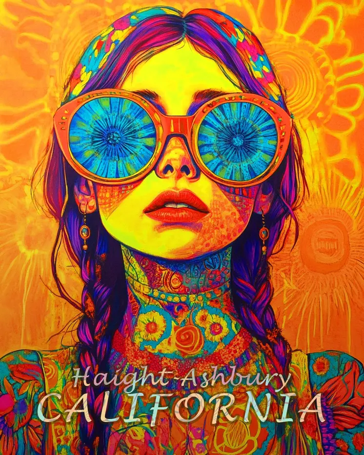 Sunglasses - California Souvenir Home Decor Wall Art Prints – 8″x10″ Artwork for 11″x14″ Frame