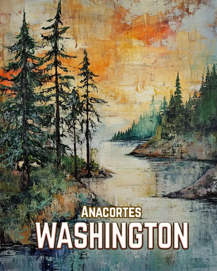 Waterway - Washington State Souvenir Home Decor Wall Art Prints – 8″x10″ Artwork for 11″x14″ Frame