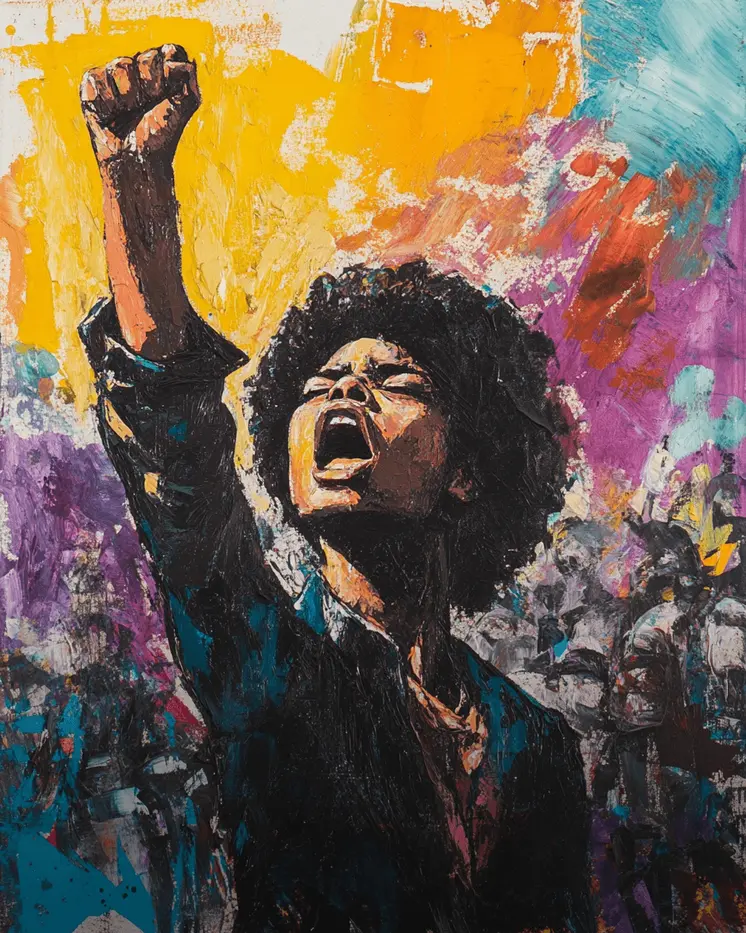 Black Power - Retro 60's & 70's Art Prints - 8"x10" Art Print for 11"x14" Frame