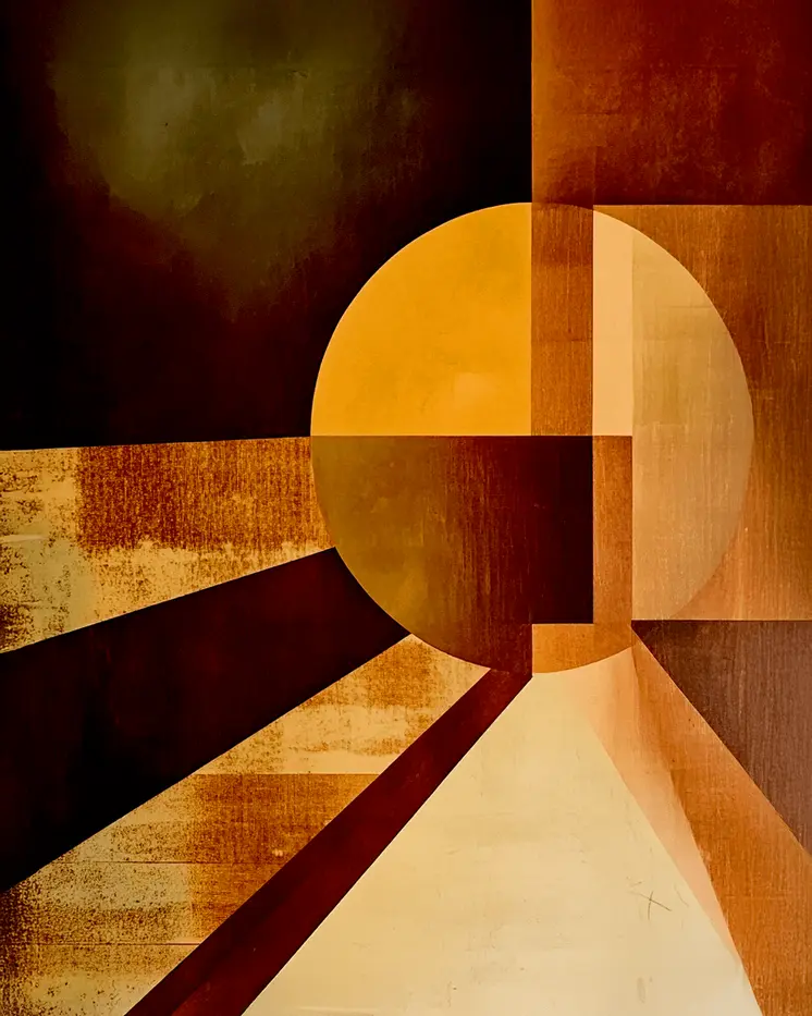 Seventies Geometric #3 - Retro 60's & 70's Art Prints - 8"x10" Art Print for 11"x14" Frame