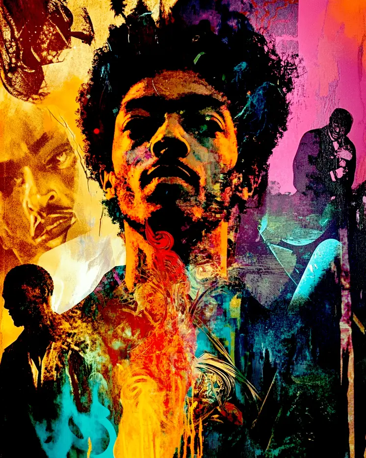 Jimmi - Retro 60's & 70's Art Prints - 8"x10" Art Print for 11"x14" Frame