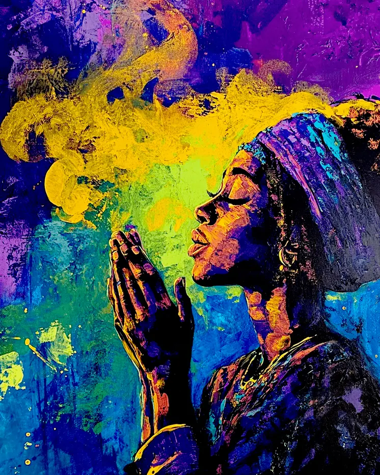 Mystic Dream - Retro 60's & 70's Art Prints - 8"x10" Art Print for 11"x14" Frame