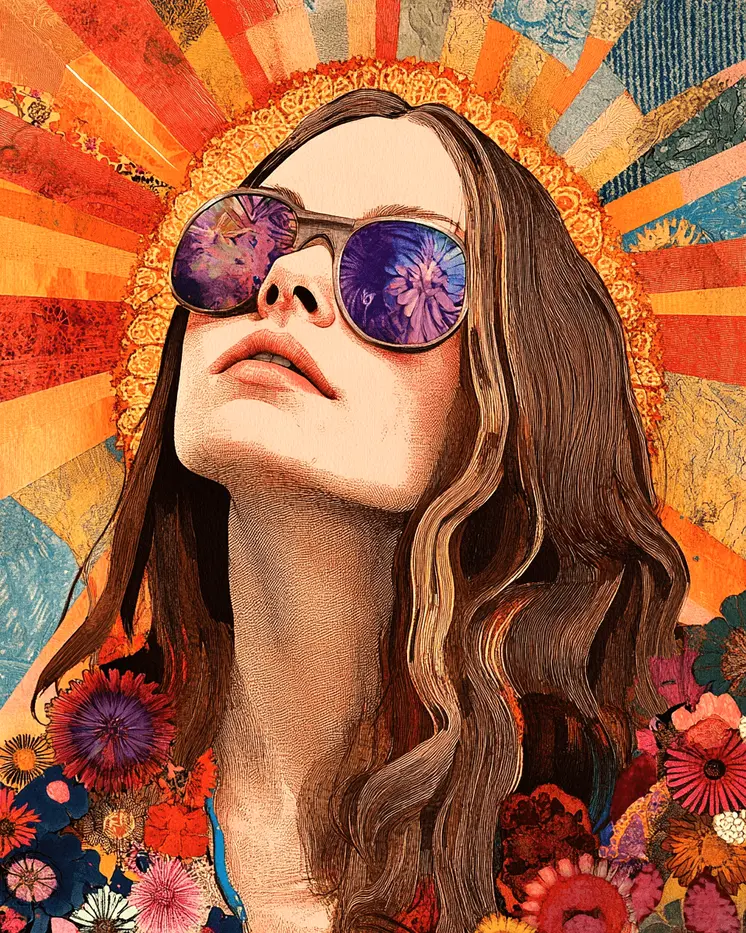 Day Trippin' - Retro 60's & 70's Art Prints - 8"x10" Art Print for 11"x14" Frame