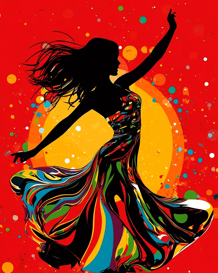 Hip Salsa - Retro 60's & 70's Art Prints - 8"x10" Art Print for 11"x14" Frame