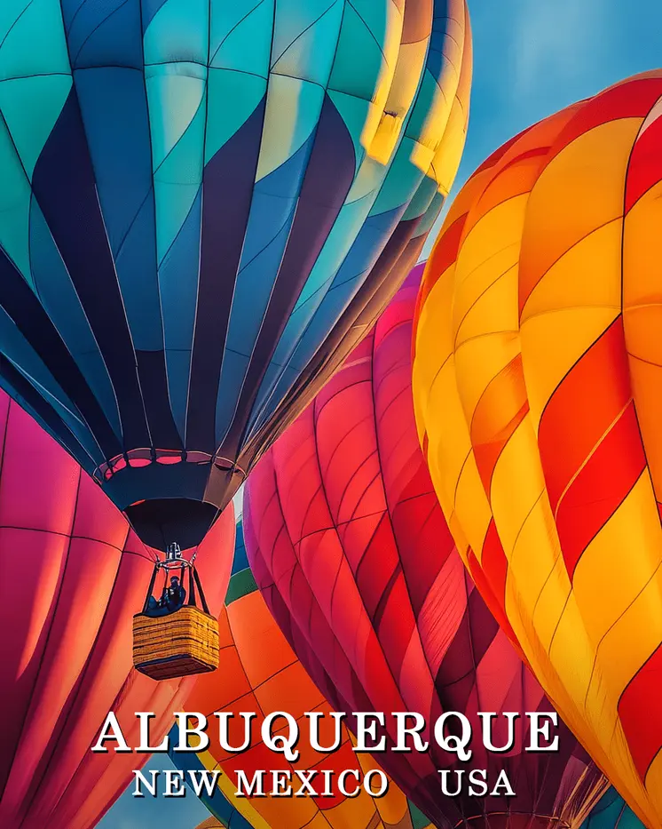 Up Close - Albuquerque Souvenir Wall Art Prints – 8″x10″ Artwork for 11″x14″ Frame