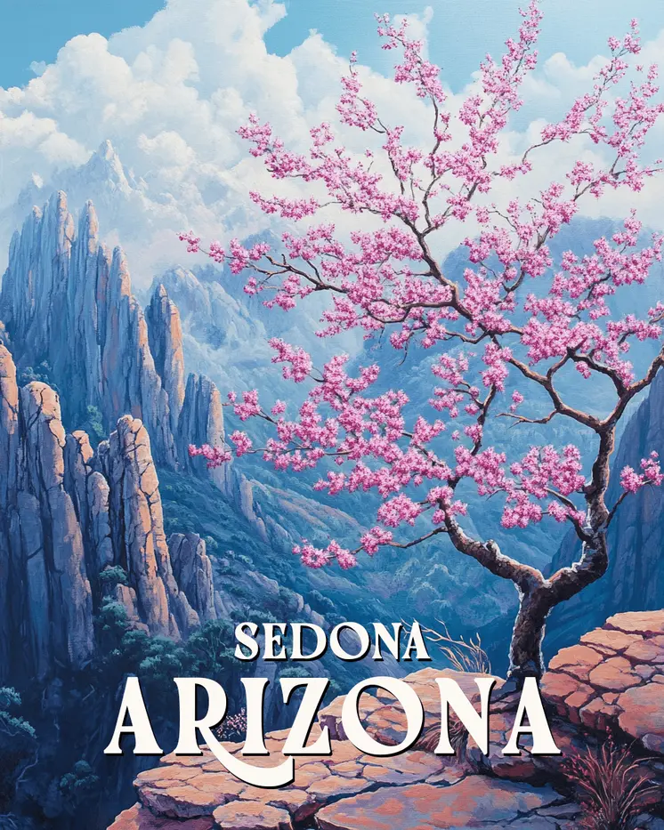 Arizona Zen - Sedona Art Prints – 8″x10″ Artwork for 11″x14″ Frame