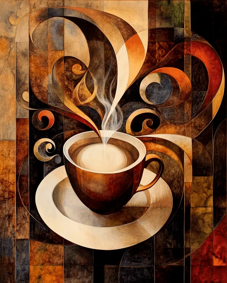 Hip Cup - Coffee Wall Art Prints - 8"x10" Art Print for 11"x14" Frame