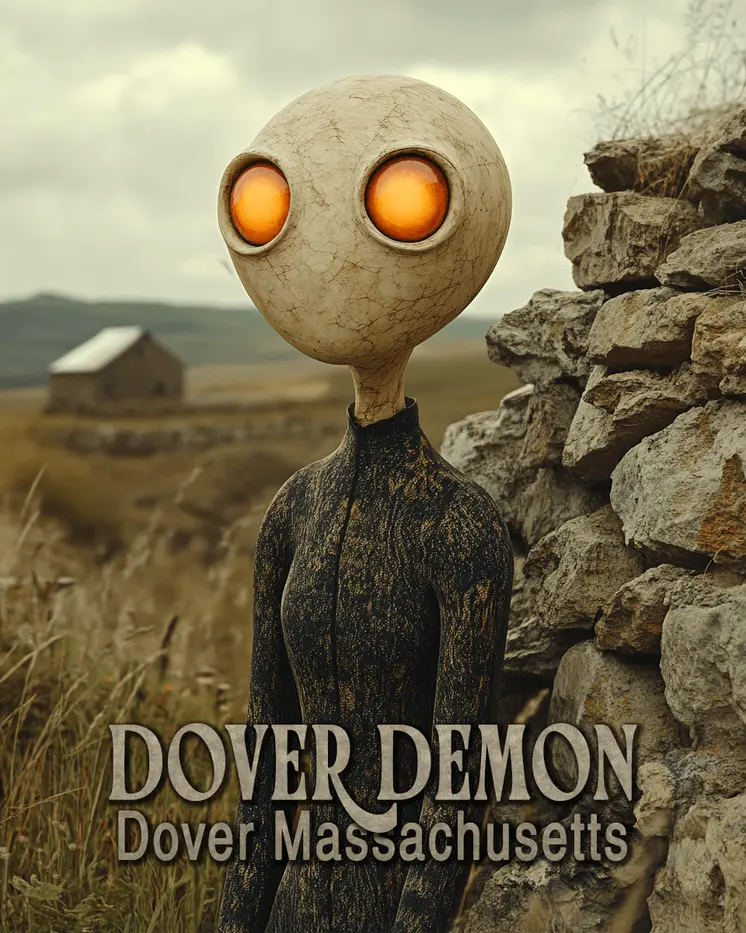 Earthbound Dover Demon - Mythical Beasts Wall Art Prints – 8″x10″ Artwork for 11″x14″ Frame