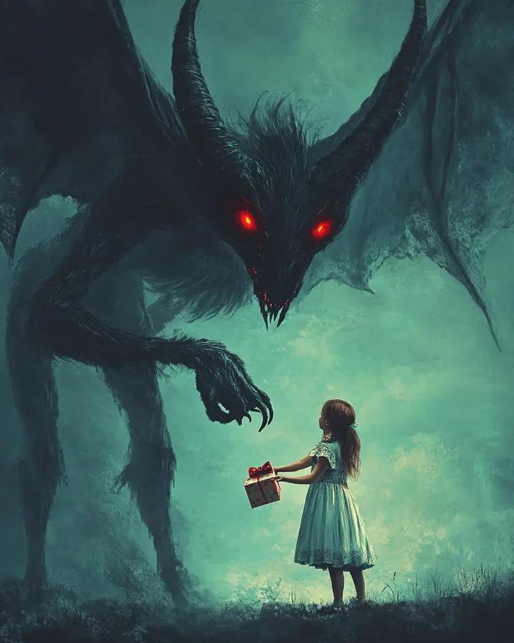A Gift for the Jersey Devil - Mythical Beasts Wall Art Prints – 8″x10″ Artwork for 11″x14″ Frame
