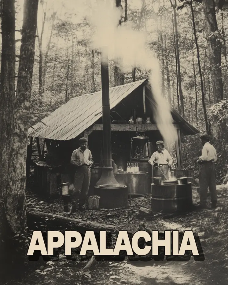 Mountain Still - Appalachia Souvenir Wall Art Prints – 8″x10″ Artwork for 11″x14″ Frame