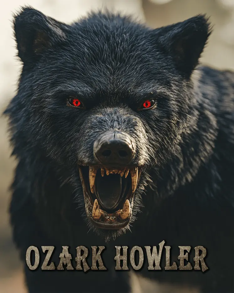 Ozark Howler Close-Up - Mythical Beasts Wall Art Prints – 8″x10″ Artwork for 11″x14″ Frame