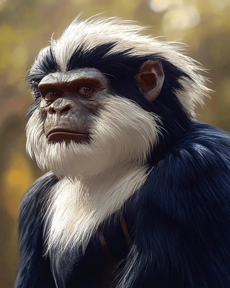 Everglades Skunk Ape - Mythical Beasts Wall Art Prints – 8″x10″ Artwork for 11″x14″ Frame