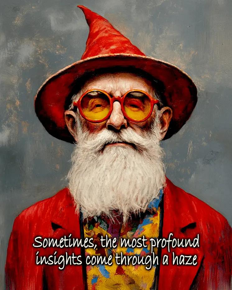 Wizard Logic "Sometimes" Wall Art Prints – 8″x10″ Artwork for 11″x14″ Frame