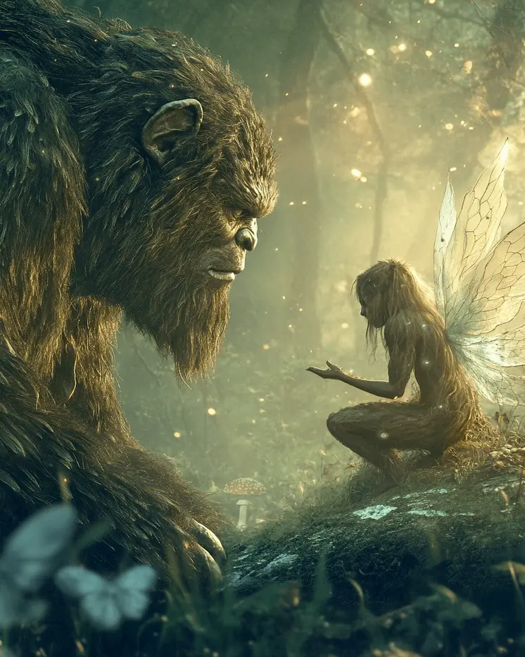 Fairy & Bigfoot Discussion - Fairies Wall Art Prints – 8″x10″ Artwork for 11″x14″ Frame