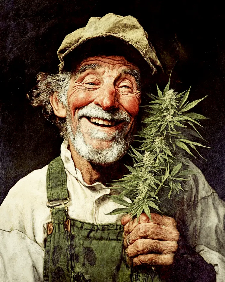 Just Call Me Happy Marijuana Wall Art Prints – 8″x10″ Artwork for 11″x14″ Frame