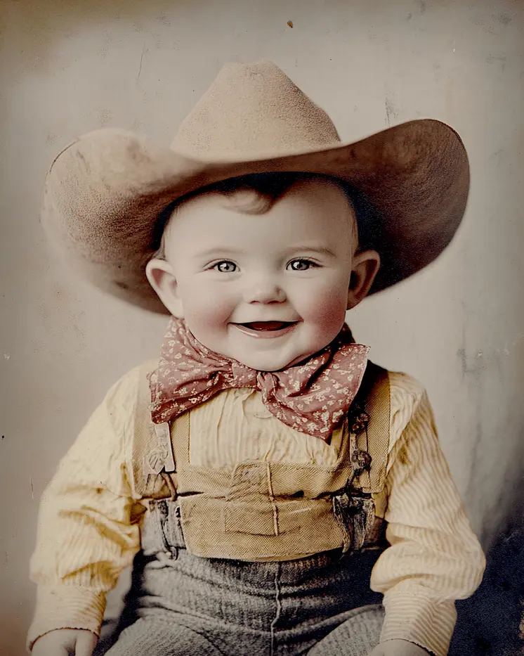 Lil' Cowpuncher – Vintage Cowgirl Photos – 8″x10″ Artwork in 11″x14″ Mat
