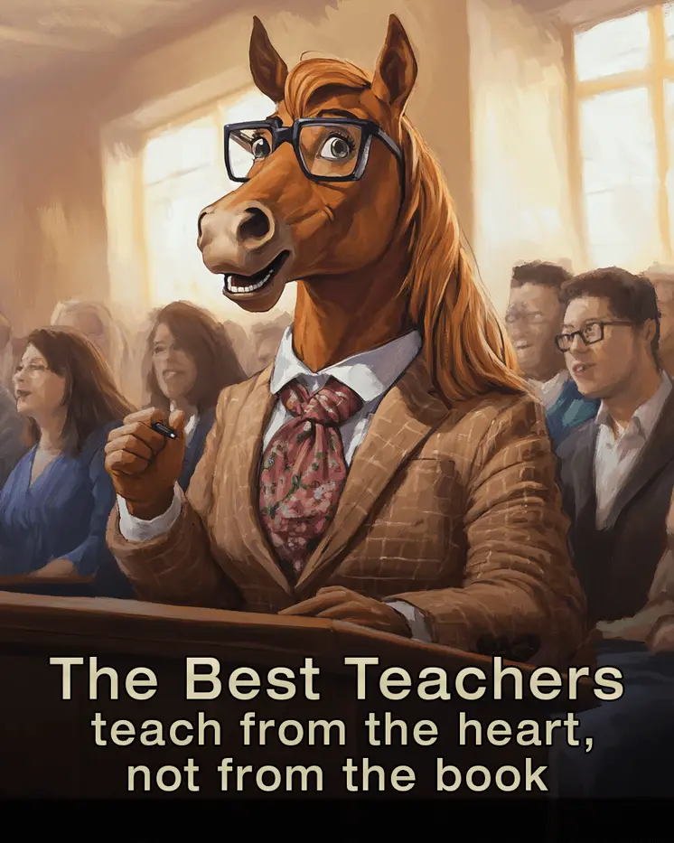 The Best Teachers Teach From the Heart - Teacher & Education Art Prints - 8"x10" Artwork for 11"x14" Frame