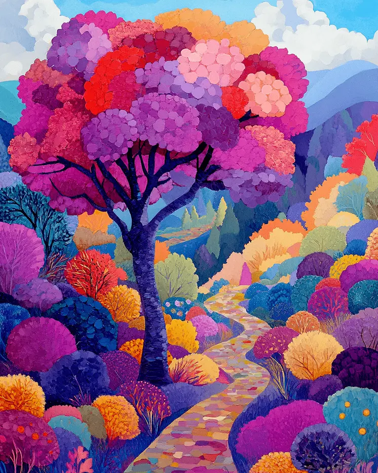 Colors of Summer - Nature Art Prints - 8"x10" Artwork for 11"x14" Frame