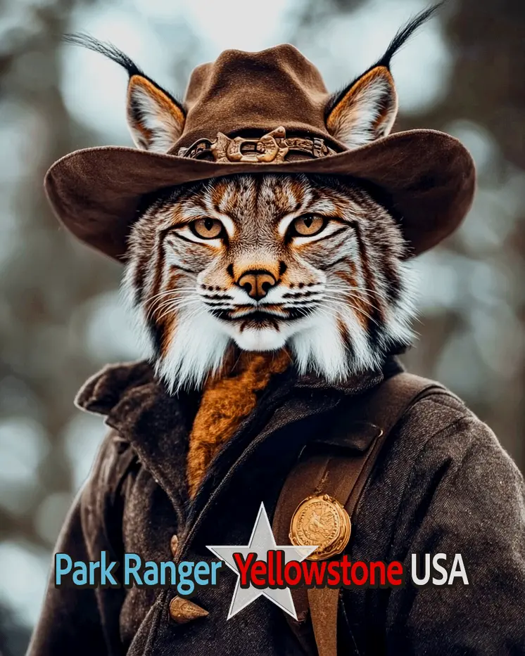 Lynx - Animal Park Ranger Wall Art Prints – 8″x10″ Artwork for 11″x14″ Frame