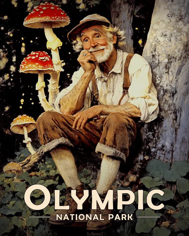 Pleasant Trip - Olympic Souvenir Art Prints - 8"x10" Artwork for 11"x14" Frame
