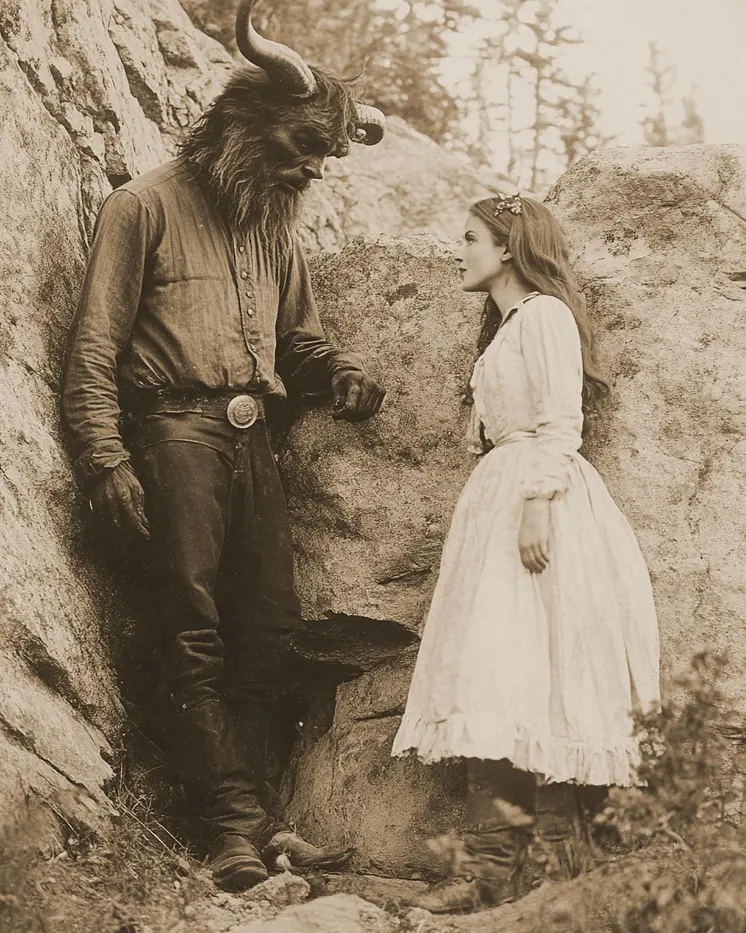 Bigfoot Dresses to Impress - Cryptids Art Prints - 8"x8" Artwork for 12"x12" Frame