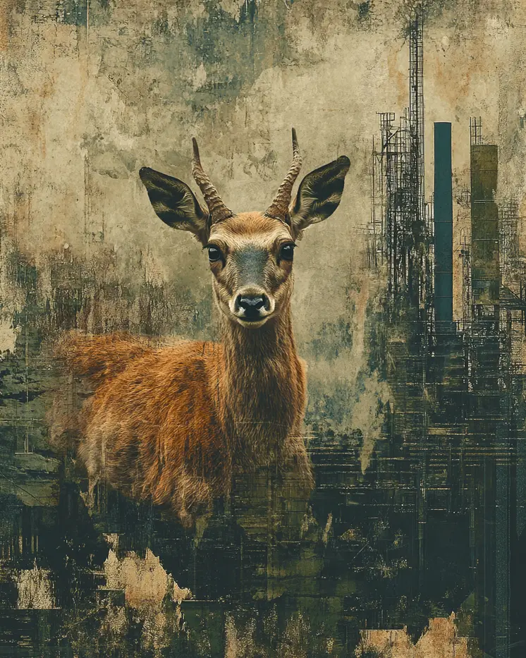 Dystopian Deer Art Prints - 8"x10" Artwork