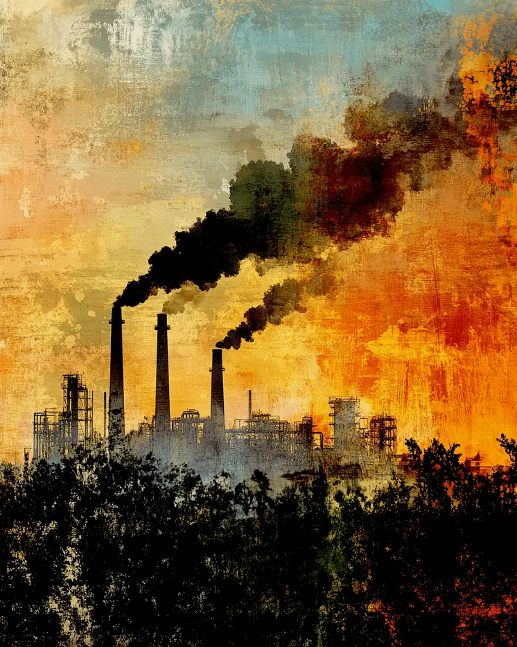Dystopian Skyline Art Prints - 8"x10" Artwork
