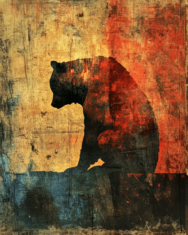 Dystopian Bear Art Prints - 8"x10" Artwork