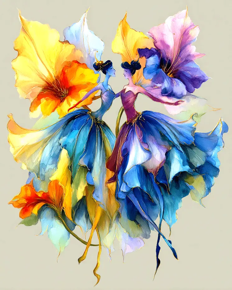 Lily Faes-Fairy Art Print - Fairies 8"x10" Artwork