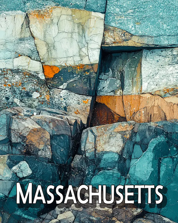 Cliffside - Massachusetts Souvenir Art Prints - 8"x10" Artwork