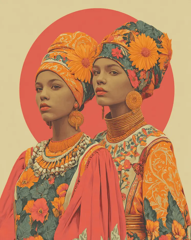 African Portraits 9 –  Worldwide People 8″x10″ Artwork for 10″x12″ Frame