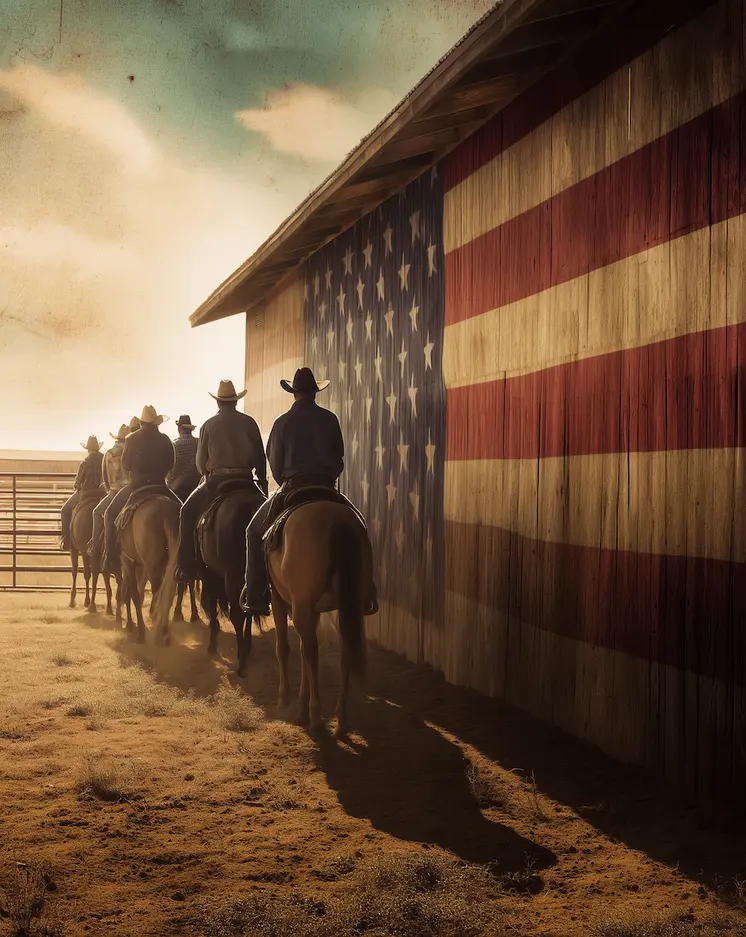 The Boys on a Sunday Ride - Americana Country Life Art Prints - 8"x10" Artwork for 11"x14" Frame