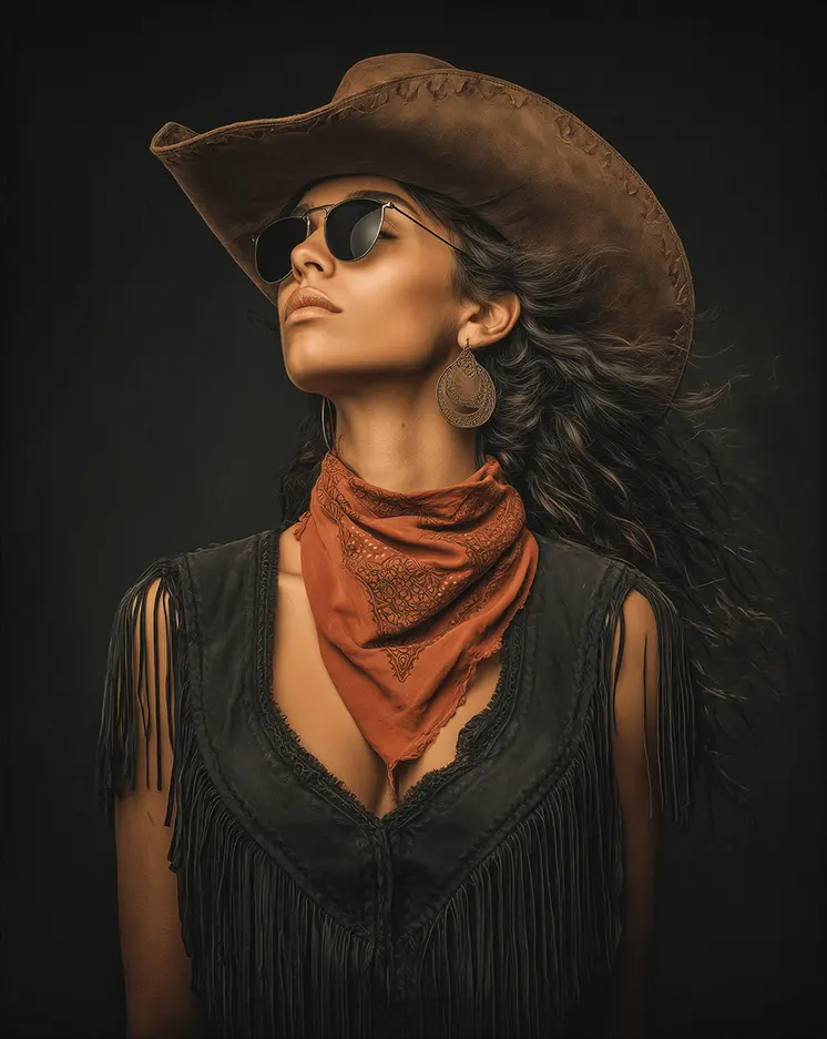 International Cowgirl 20 - International Cowgirl Keepsake Art Prints 8"x10" Artwork for 11"x14" Frame
