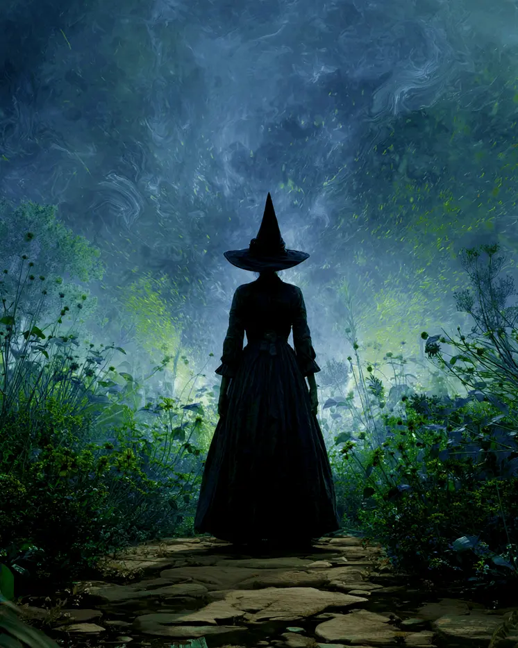 The Western Witch Astral Plane Art Print - 8"x10" Artwork