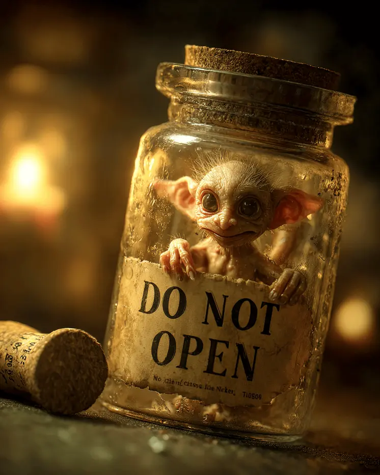 Pixie in a Bottle Astral Plane Art Print - 8"x10" Artwork