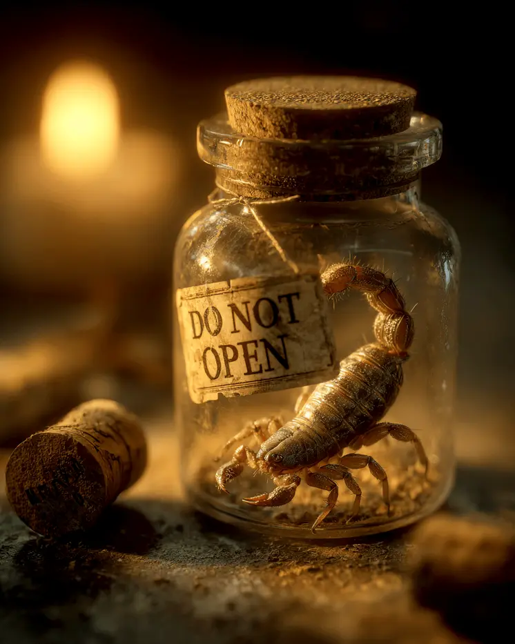 Bottled Scorpion Astral Plane Art Print - 8"x10" Artwork