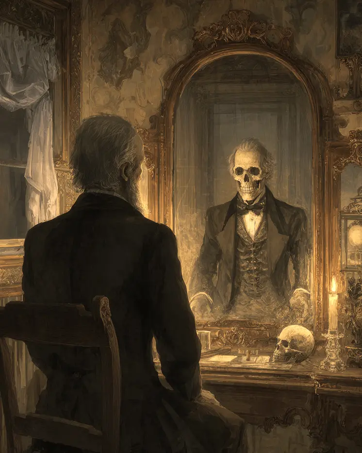 Morbid Reflection Art Print - 8"x10" Artwork