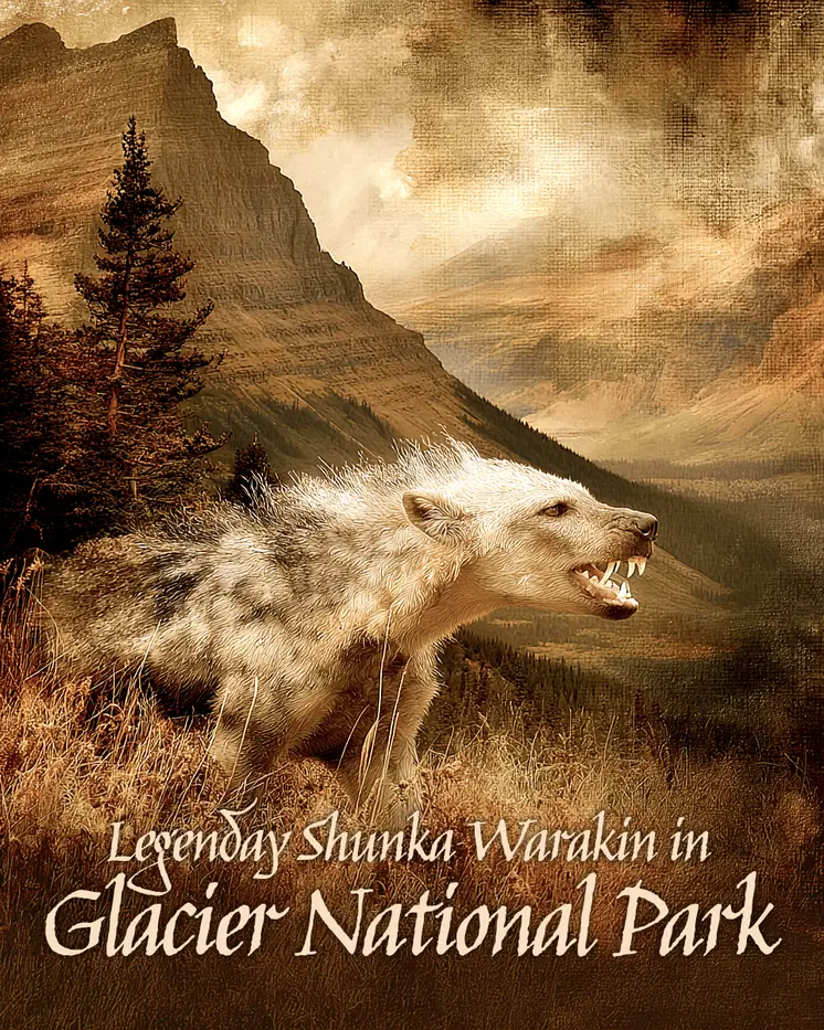 Shunka Warakin in Glacier National Park Souvenir Art Print - 8"x10" Artwork