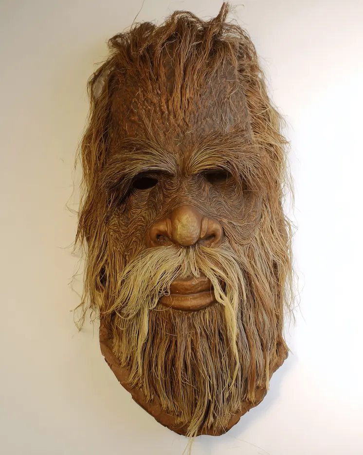 Bigfoot Mask 5 - Mask Art Prints - 8"x10" Artwork