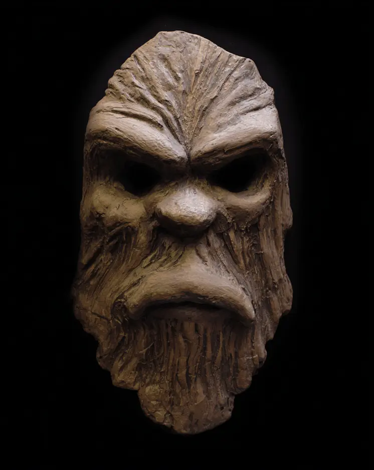 Bigfoot Mask 6 - Mask Art Prints - 8"x10" Artwork