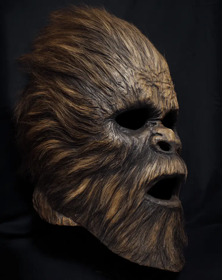 Bigfoot Mask 7 - Mask Art Prints - 8"x10" Artwork