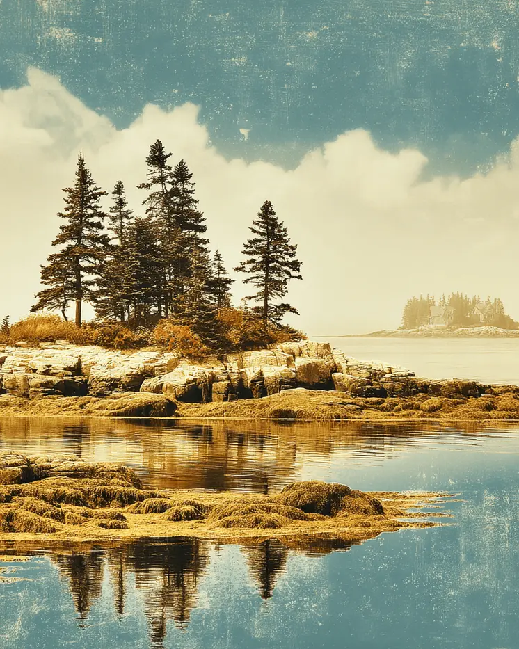 Maine Coastline - Wholesale Coastal Art Print - 8"x10" Artwork