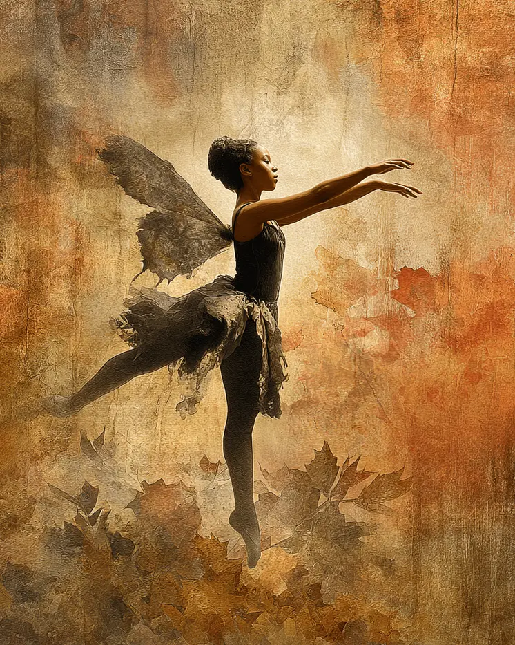 Dancing Fairy - Fairies Art Print - 8"x10" Artwork