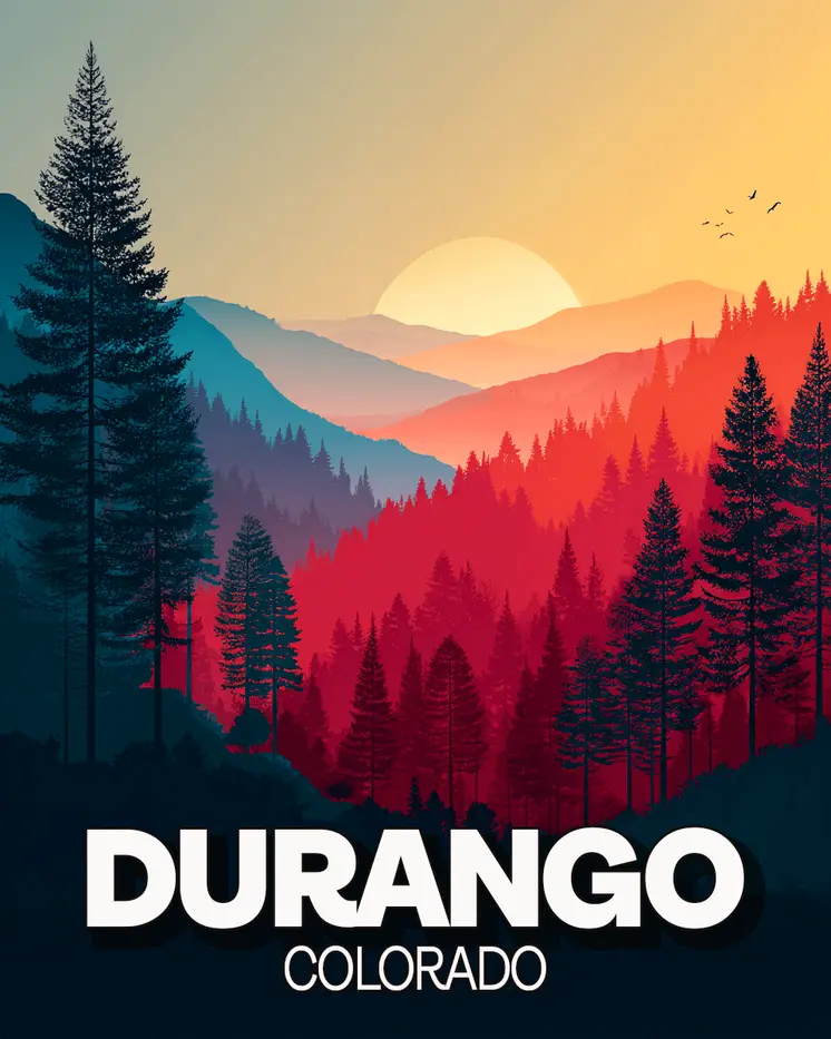 Bright Morning Colorado Name Drop Art Print - 8"x10" Artwork