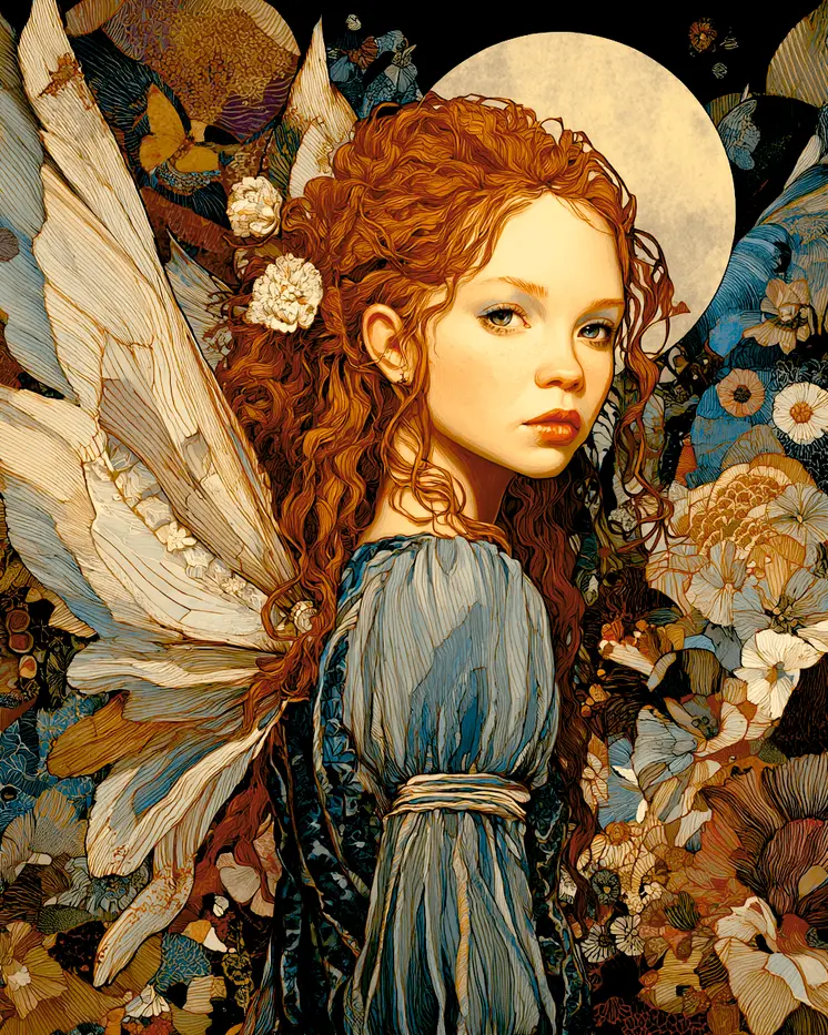 Upper Peninsula Fairy - Fairies Art Print - 8"x10" Artwork