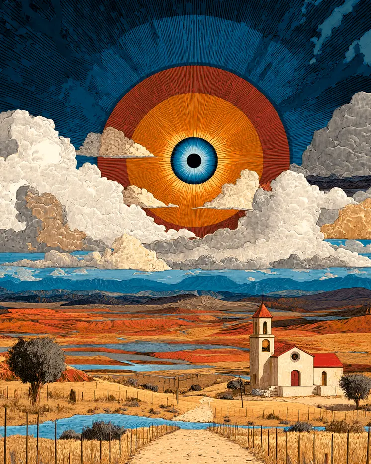 Eye Opening Mornng Sunrise American Southwest Art - 8"x10" Artwork for 11"x14" Frame