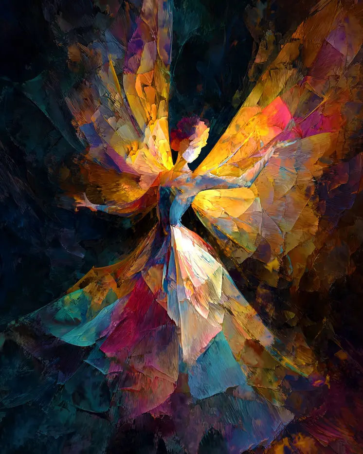Fairy Rising Above - Magical Fairies Art Print - 8"x10" Artwork for 11"x14" Frame