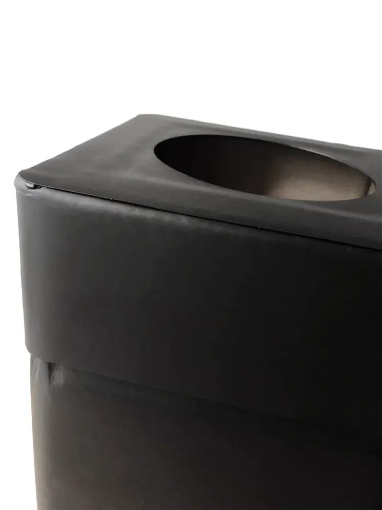 MULGEO laundry basket H64 black