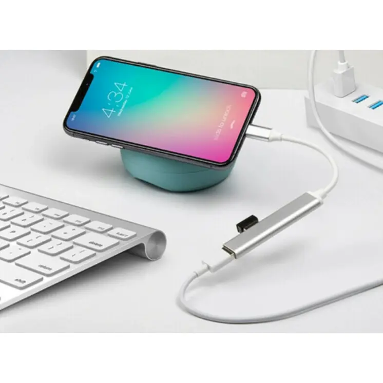 Type C 3.0, HUB 4 portos USB-elosztó fehér